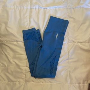 gymshark energy seamless leggings in blue